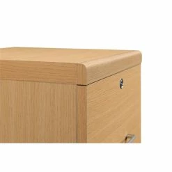 Best Sale 🥰 OSP Home Furnishings Alpine 2-Drawer Engineered Wood Vertical File With Lockdowel In Natural Finish 🎉 -Mobile Sales Store 2518748 7 L