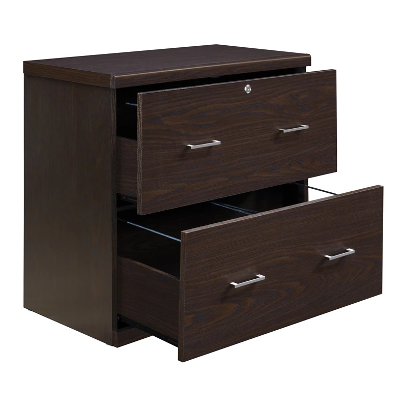 Cheap ❤️ OSP Home Furnishings Alpine 2-Drawer Engineered Wood Lateral File With Lockdowel In Espresso Finish ⭐ 7 Cheap ❤️ OSP Home Furnishings Alpine 2-Drawer Engineered Wood Lateral File With Lockdowel In Espresso Finish ⭐ - Image 7