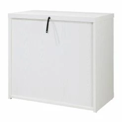 Hot Sale 🧨 OSP Home Furnishings Alpine 2-Drawer Engineered Wood Lateral File With Lockdowel In White Finish ✔️ -Mobile Sales Store 2518775 5 L