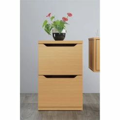 Top 10 🛒 OSP Home Furnishings Denmark 2-Drawer Engineered Wood Vertical File With Lockdowel In Natural Finish 🛒 -Mobile Sales Store 2518818 2 L