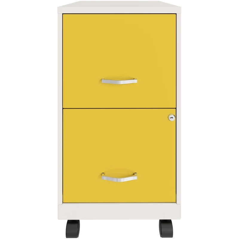 Budget β Hirsh Industries LLC Space Solutions 18" 2 Drawer Mobile Metal Vertical File Cabinet White/Goldfinch π 1 Budget β Hirsh Industries LLC Space Solutions 18" 2 Drawer Mobile Metal Vertical File Cabinet White/Goldfinch π