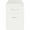 Discount 🌟 Hirsh Industries LLC Hirsh 20" D Metal Mobile Pedestal File Cabinet 2 Drawer Box-File White 😍