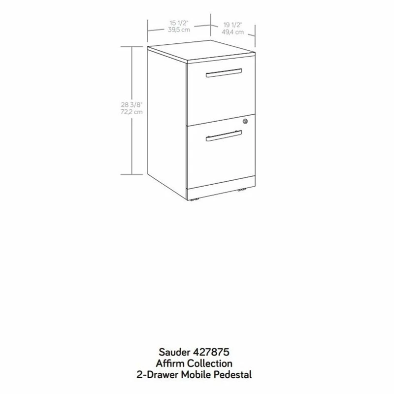 Coupon π€© Sauder Affirm Engineered Wood 2-Drawer Mobile Filing Cabinet In Noble Elm/Brown π 2 Coupon π€© Sauder Affirm Engineered Wood 2-Drawer Mobile Filing Cabinet In Noble Elm/Brown π - Image 2