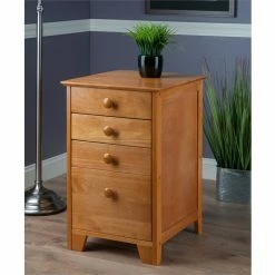 Top 10 💯 Winsome 4 Drawer Wood Vertical Filing Cabinet In Honey Pine 💯 -Mobile Sales Store 25371 7 L
