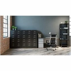 Buy 😀 UrbanPro Transitional 26.5"D 4 Drawer Metal Vertical File Cabinet In Black 🎉 -Mobile Sales Store 2538744 7 L