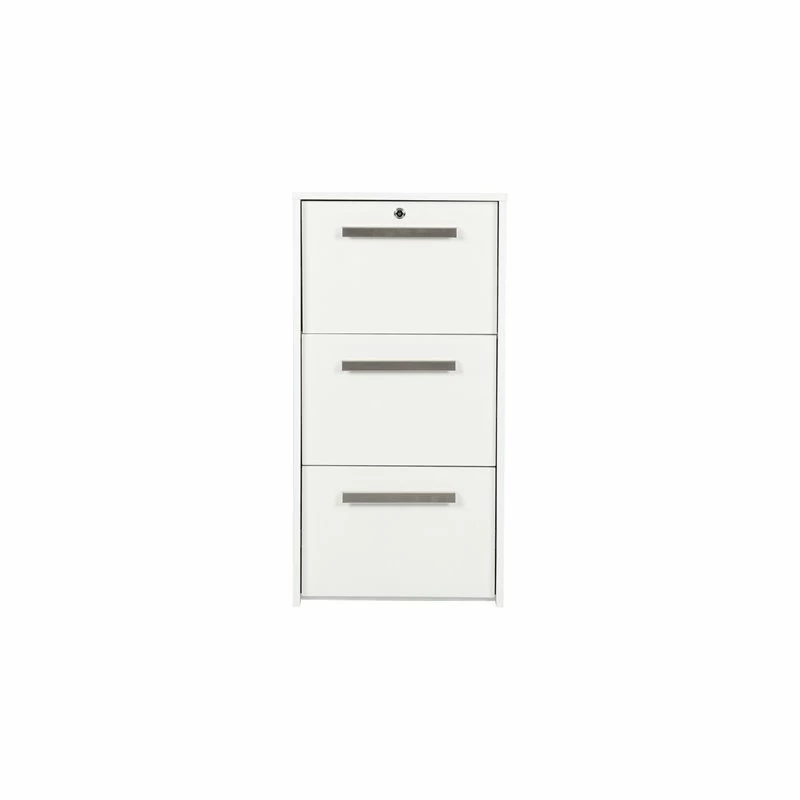 Promo 𧨠Saint Birch Miami 3-Drawer Modern Wood Lateral File Cabinet In White β 3 Promo 𧨠Saint Birch Miami 3-Drawer Modern Wood Lateral File Cabinet In White β - Image 3