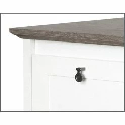 New 🌟 Saint Birch Finley 2-Drawer Modern Wood Lateral File Cabinet In White/Gray Oak 😉 -Mobile Sales Store 2551808 2 L