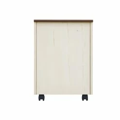Flash Sale 🛒 Saint Birch Hawksbury Farmhouse Wood Mobile File Cabinet In Antique White ✔️ -Mobile Sales Store 2551820 4 L