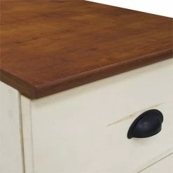 Flash Sale 🛒 Saint Birch Hawksbury Farmhouse Wood Mobile File Cabinet In Antique White ✔️ -Mobile Sales Store 2551820 5 L