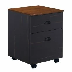 Coupon 𧨠Saint Birch Hawksbury Farmhouse Wood Mobile File Cabinet In Espresso π