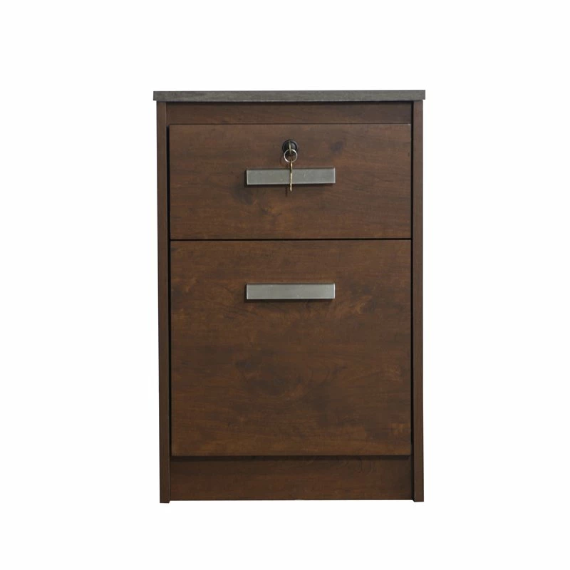 Brand new π Saint Birch Kenneth 2-Drawer Modern Wood Mobile File Cabinet In Cherry/Gray π 3 Brand new π Saint Birch Kenneth 2-Drawer Modern Wood Mobile File Cabinet In Cherry/Gray π - Image 3