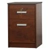 Brand new 👍 Saint Birch Kenneth 2-Drawer Modern Wood Mobile File Cabinet In Cherry/Gray 🎁