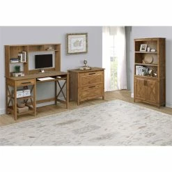 New ✨ Saint Birch Austin 2-Drawer Modern Wood Lateral File Cabinet In Rustic Brown 👏 -Mobile Sales Store 2551860 4 L