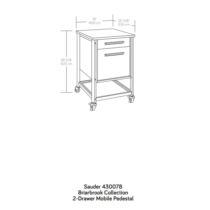 Coupon βοΈ Sauder Briarbrook Engineered Wood And Metal Mobile File In Barrel Oak π€© 2 Coupon βοΈ Sauder Briarbrook Engineered Wood And Metal Mobile File In Barrel Oak π€© - Image 2