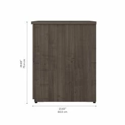 Top 10 ⌛ Bestar Logan 2-Drawer Engineered Wood Lateral File Cabinet In Medium Gray Maple 🔥 -Mobile Sales Store 2571995 10 L