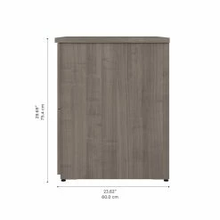 Buy 🌟 Bestar Logan 2-Drawer Engineered Wood Lateral File Cabinet In Silver Maple ❤️ -Mobile Sales Store 2571996 10 L