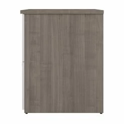 Outlet 👍 Bestar Ridgeley 2-Drawer Engineered Wood Lateral File Cabinet In Maple/White 🛒 -Mobile Sales Store 2572029 4 L