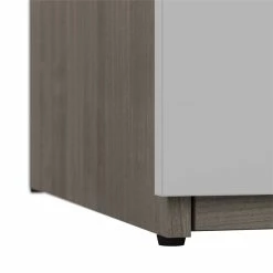 Outlet 👍 Bestar Ridgeley 2-Drawer Engineered Wood Lateral File Cabinet In Maple/White 🛒 -Mobile Sales Store 2572029 7 L