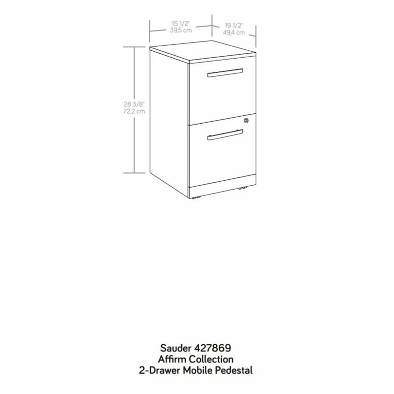Buy 𧨠Pemberly Row Engineered Wood 2-Drawer Mobile Filing Cabinet In Classic Cherry β 8 Buy 𧨠Pemberly Row Engineered Wood 2-Drawer Mobile Filing Cabinet In Classic Cherry β - Image 8