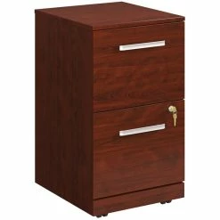 Buy 🧨 Pemberly Row Engineered Wood 2-Drawer Mobile Filing Cabinet In Classic Cherry ⭐