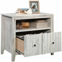 Budget 🥰 UrbanPro Engineered Wood Lateral File Cabinet In White Plank ❤️ -Mobile Sales Store 2576014 3 L