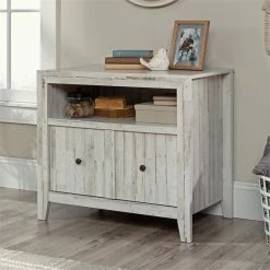 Budget 🥰 UrbanPro Engineered Wood Lateral File Cabinet In White Plank ❤️ -Mobile Sales Store 2576014 4 L