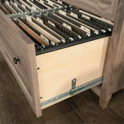 Top 10 🎉 UrbanPro Engineered Wood 2-Drawer Lateral File Cabinet In Washed Walnut ⭐ -Mobile Sales Store 2576017 9 L