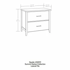 New 💯 UrbanPro Engineered Wood Lateral File Cabinet In Glacier Oak 😉 -Mobile Sales Store 2576021 12 L
