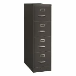 Hot Sale 🧨 UrbanPro 26.5" Deep 4Drawer Letter Width Metal Vertical File Cabinet In Charcoal 🧨