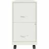 Best deal 😀 UrbanPro 18" 2 Drawer Mobile Smart Vertical File Cabinet Pearl In White 🛒