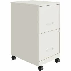 Best deal 😀 UrbanPro 18" 2 Drawer Mobile Smart Vertical File Cabinet Pearl In White 🛒 -Mobile Sales Store 2580348 13 L