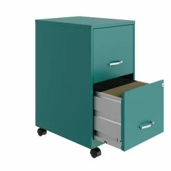 Cheap β UrbanPro 18" 2 Drawer Metal Mobile Smart Vertical File Cabinet Turquoise π 8 Cheap β UrbanPro 18" 2 Drawer Metal Mobile Smart Vertical File Cabinet Turquoise π -Mobile Sales Store 2580349 3 L