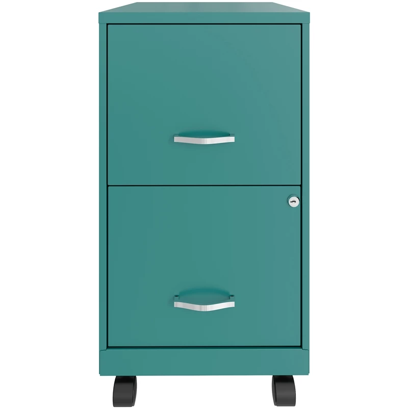 Cheap β UrbanPro 18" 2 Drawer Metal Mobile Smart Vertical File Cabinet Turquoise π 1 Cheap β UrbanPro 18" 2 Drawer Metal Mobile Smart Vertical File Cabinet Turquoise π