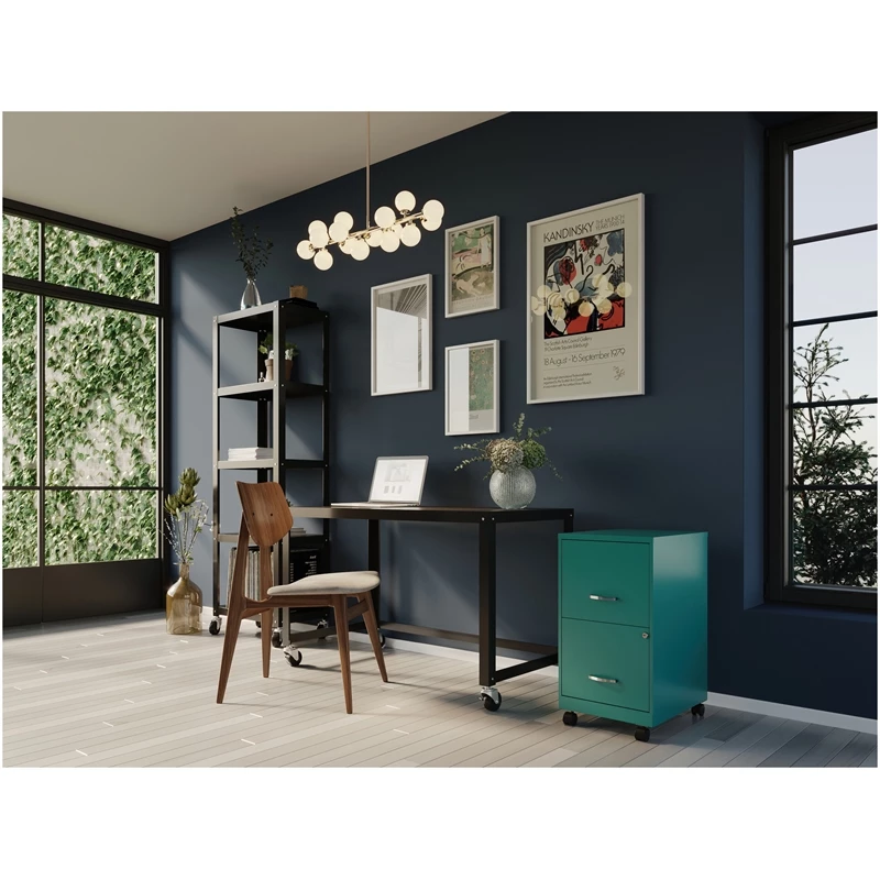 Cheap β UrbanPro 18" 2 Drawer Metal Mobile Smart Vertical File Cabinet Turquoise π 5 Cheap β UrbanPro 18" 2 Drawer Metal Mobile Smart Vertical File Cabinet Turquoise π - Image 5