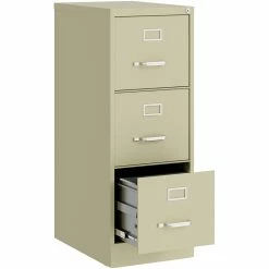 Top 10 🛒 UrbanPro 22" 3Drawer Letter Width Vertical Metal File Cabinet In Putty/Beige ✔️ -Mobile Sales Store 2580357 4 L