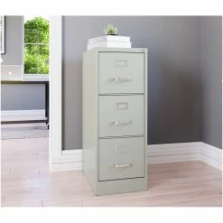 Best reviews of ❤️ UrbanPro 22" 3 Drawer Letter Width Vertical Metal File Cabinet In Light Gray 💯 -Mobile Sales Store 2580358 7 L
