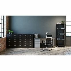 Best Sale 👍 UrbanPro 22" 3 Drawer - Letter Width - Vertical Metal File Cabinet In Balck 🎁 -Mobile Sales Store 2580359 6 L