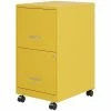 Cheap 👍 UrbanPro 18"D 2Drawer Mobile Metal Vertical File Cabinet In Yellow/Goldfinch 😀