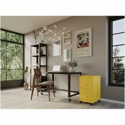 Cheap 👍 UrbanPro 18"D 2Drawer Mobile Metal Vertical File Cabinet In Yellow/Goldfinch 😀 -Mobile Sales Store 2580360 6 L