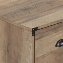 Deals 🎁 AGHDeco Orman 2-Drawer Particle Board/Wood Lateral Filing Cabinet In Oak 🔔 -Mobile Sales Store 2595917 2 L