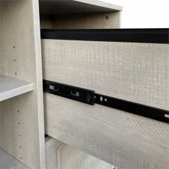 Buy ✔️ AGHDeco Oliwia 2-Drawer Particle Board/Wood Lateral Filing Cabinet In Gray ✔️ -Mobile Sales Store 2595919 6 L