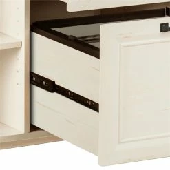 Cheapest ⌛ AGHDeco Oliwia 2-Drawer Wood Lateral Filing Cabinet In White ⭐ -Mobile Sales Store 2595924 4 L