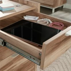 Top 10 😍 Sauder Bergen Circle Engineered Wood 3-Drawer Mobile Pedestal In Kiln Acacia 💯 -Mobile Sales Store 2596275 8 L