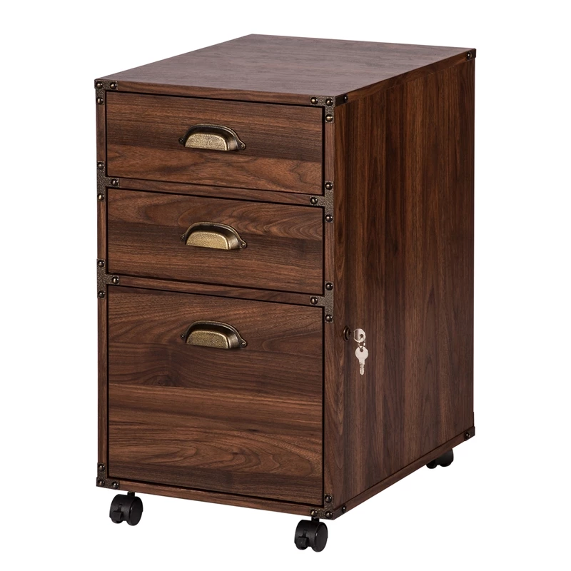 Buy π Saint Birch Logan Mobile Wood Filing Cabinet With 3 Drawer In Walnut β€οΈ 1 Buy π Saint Birch Logan Mobile Wood Filing Cabinet With 3 Drawer In Walnut β€οΈ