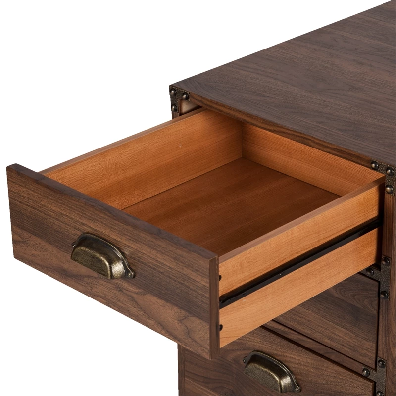 Buy π Saint Birch Logan Mobile Wood Filing Cabinet With 3 Drawer In Walnut β€οΈ 6 Buy π Saint Birch Logan Mobile Wood Filing Cabinet With 3 Drawer In Walnut β€οΈ - Image 6