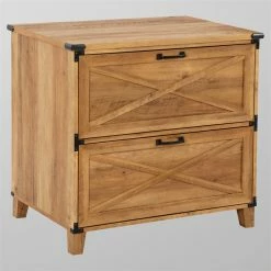 Coupon 🧨 Saint Birch Oxford Wood Lateral File Drawer In Oak ✨ -Mobile Sales Store 2599535 3 L