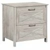 Outlet 🔔 Saint Birch Megan Wood 2 Drawer Lateral Filing Cabinet In Washed Gray ⭐