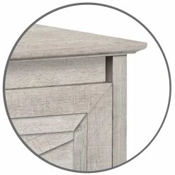 Outlet 🔔 Saint Birch Megan Wood 2 Drawer Lateral Filing Cabinet In Washed Gray ⭐ -Mobile Sales Store 2599537 3 L