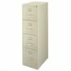 Buy 🎉 Bowery Hill 25"D Metal 4 Drawer Letter Width Vertical File Cabinet Putty/Beige 🎁