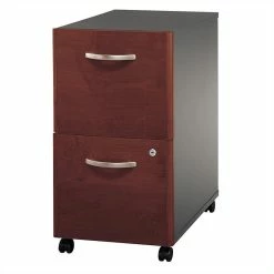 Best reviews of 🎉 BBF Series C 2 Drawer Mobile File Cabinet In Hansen Cherry - Engineered Wood ⌛ -Mobile Sales Store 3644 2 L